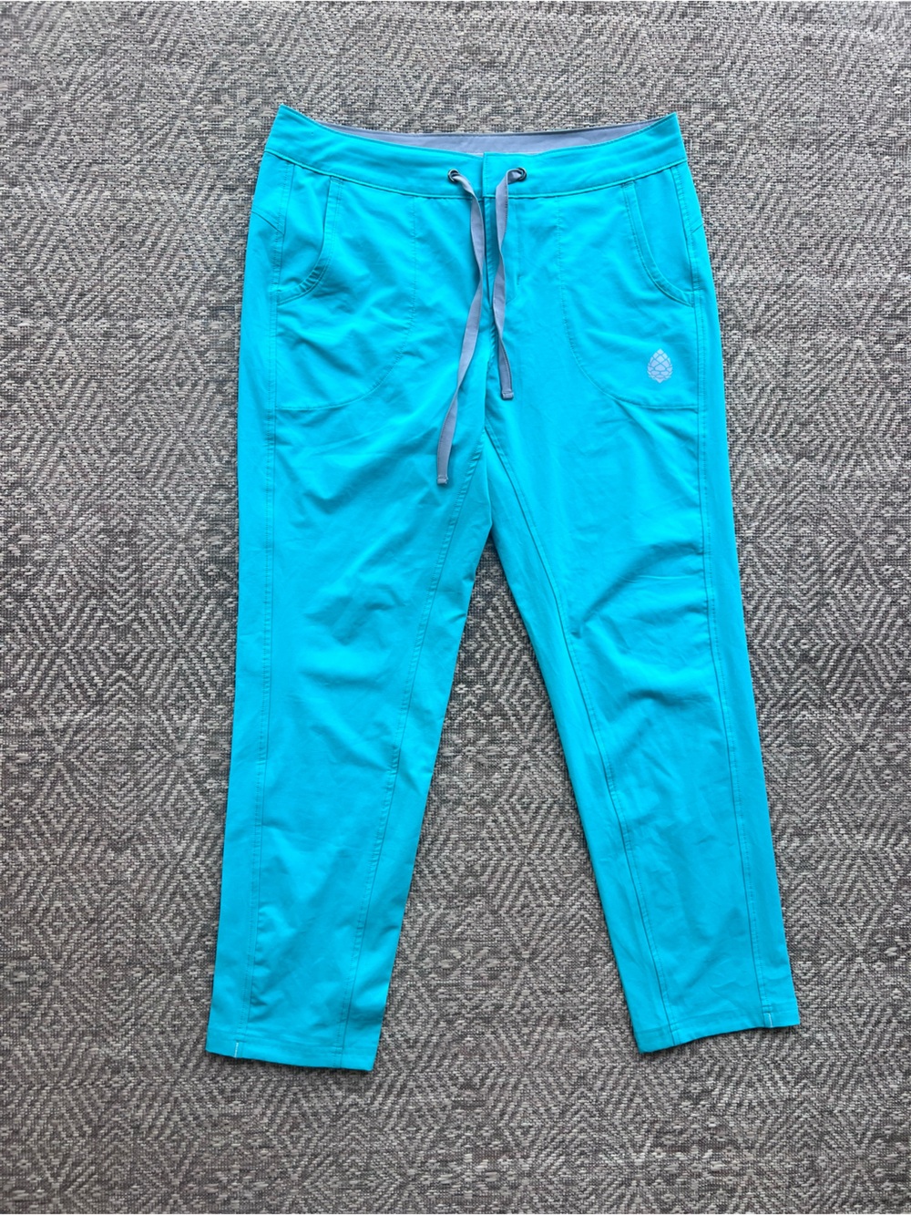Stio Women’s Turquoise Blue Stretch Outdoor Pants Style 1328 Hiking Travel